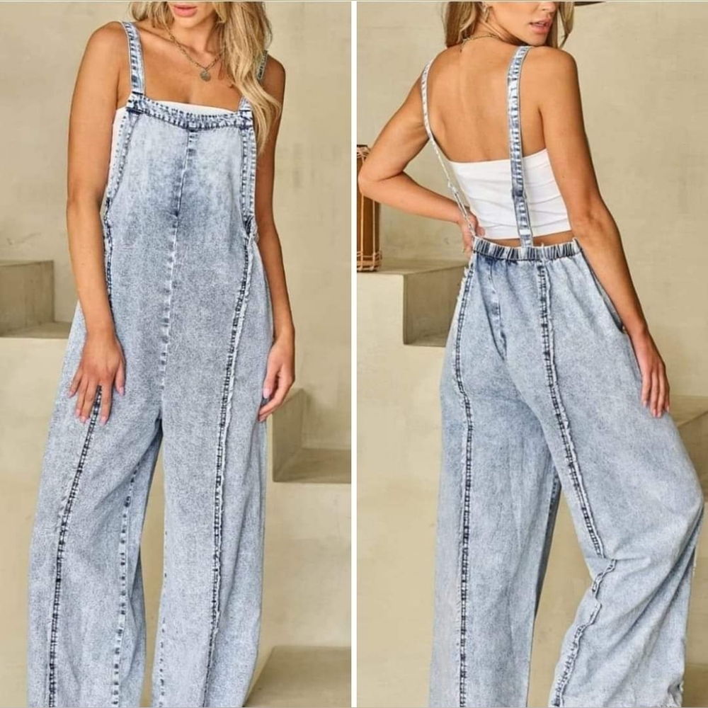 New Boutique Denim Overalls/ Jumper